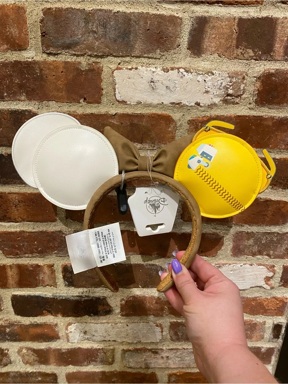 2026 Disney Parks D23 Pixar Wall-E & Eve Ear Headband NEW